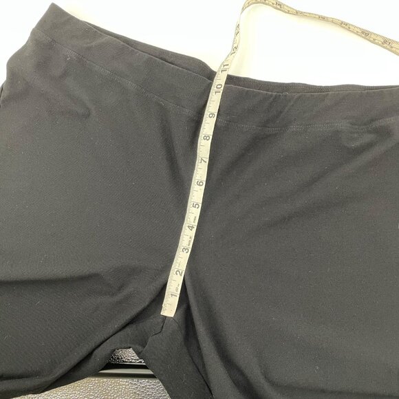 Eileen Fisher Black Pull On Washable Crepe Pants Elastic Waist Womens Plus 2X - Picture 7 of 8